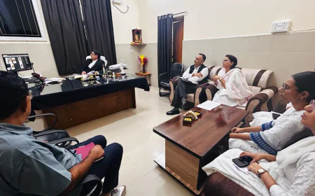 राष्ट्रीय लोक अदालत के लिए तैयारियां तेज़ – जिला न्यायाधीश आचार्य ने दिए निर्देश