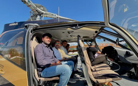 हेलीकॉप्टर में सवार होकर परीक्षा देने उत्तराखंड पहुंचे राजस्थान के 4 स्टूडेंट्स, जानिए आखिर क्यों किया ऐसा ?
