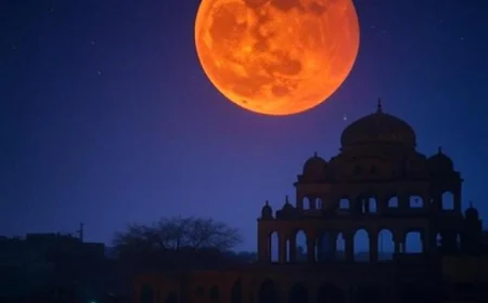 राजस्थान में आज रात 9:57 बजे से दिखेगा चंद्रग्रहण: गोविंददेवजी मंदिर में खुले रहेंगे पट, जानें राशियों पर प्रभाव