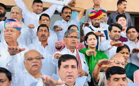 कांग्रेस का आरोप, हार के डर से भजनलाल सरकार पंचायत व निकाय चुनाव करवाने से बच रही है।