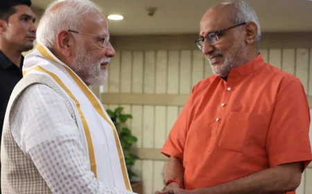 NDA के उम्मीदवार सी पी राधकृष्णन बने भारत के नए उपराष्ट्रपति