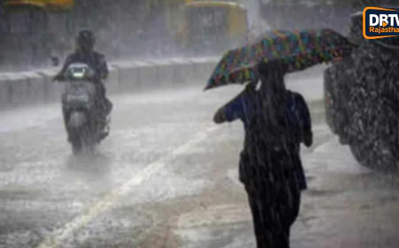 राजस्थान में बारिश का कहर: 19 जिलों में अलर्ट, 2 अक्टूबर तक बदला रहेगा मौसम