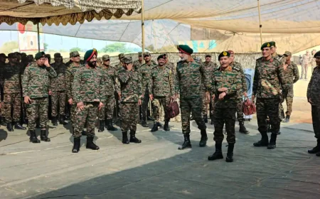 पाकिस्तान को 'भूगोल से बाहर' फेंकने की चेतावनी: आर्मी चीफ द्विवेदी का श्रीगंगानगर दौरा, ऑपरेशन सिंदूर 2.0 का संकेत!