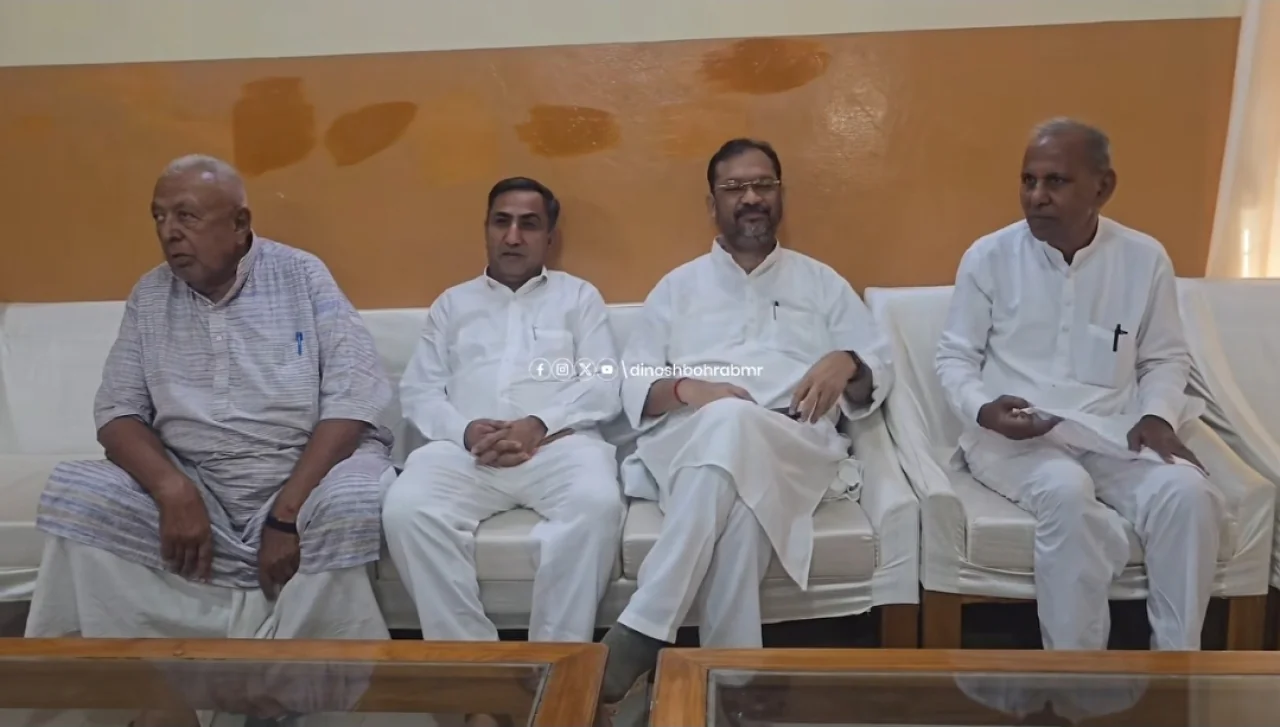 बाड़मेर कांग्रेस में गुटबाजी का तांडव: अमीन खान ने मीटिंग बॉयकॉट की, मेवाराम जैन की वापसी पर बड़ा बयान
