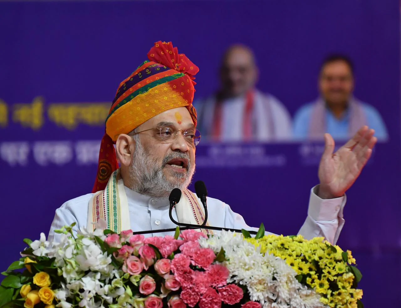 जयपुर में अमित शाह का गहलोत पर पलटवार: बोले– भाजपा कहती नहीं, करके दिखाती है।