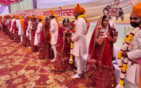 बाड़मेर में खत्री समाज का छठा सामूहिक विवाह सम्मेलन संपन्न: 19 जोड़े बने जीवनसाथी, सादगी और एकता की मिसाल