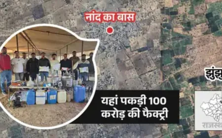 मुर्गी फार्म की आड़ में छिपी थी 100 करोड़ की 'एमडी' की फैक्ट्री, पुलिस ने बुलडोजर से नेस्तनाबूद किया!