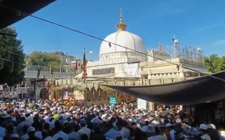 अजमेर शरीफ उर्स: जुम्मे की नमाज के बाद भीड़, अंतरराष्ट्रीय बाजार में मची भगदड़