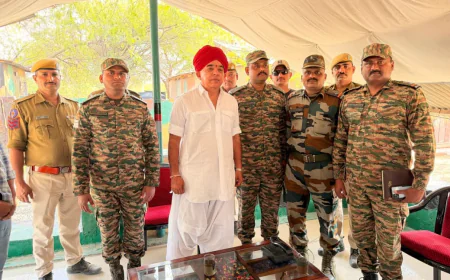 मुनाबाव बॉर्डर पर जवानों ने किया मानवेंद्र सिंह जसोल का सम्मान, सरहद समृद्धि यात्रा चर्चा में