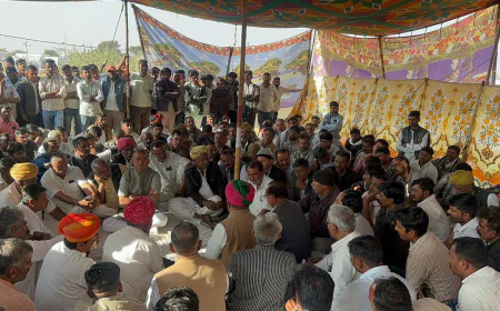 भाजपा नेता के हस्तक्षेप से कोटड़ा हत्या मामले में धरना समाप्त: पीड़ित परिवार को मिलेगी 45 लाख रुपये की सहायता