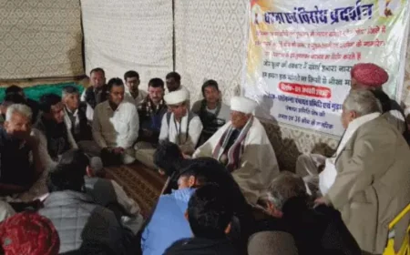 कड़ाके की सर्दी में भी नहीं डिगे हौसले: 75 साल के हेमाराम चौधरी धोरीमन्ना में धरने पर, गुड़ामालानी-धोरीमन्ना को बालोतरा में शामिल करने का विरोध तेज