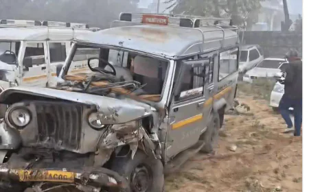 सीकर: रींगस-खाटूश्यामजी रोड पर भीषण हादसा, स्विफ्ट कार और सवारी गाड़ी की टक्कर में तीन युवकों की मौत, दो गंभीर घायल