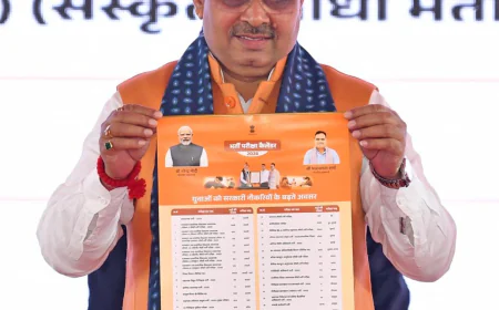 भजनलाल सरकार का बड़ा तोहफा: 1 लाख भर्तियों का कैलेंडर जारी, कर्मचारियों के लिए खुले खुशियों के द्वार!