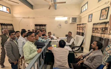 बाड़मेर में SDM के खिलाफ उतरे पटवारी, सामूहिक अवकाश रखकर कलक्टर के नाम सौंपा ज्ञापन, बोले ; नौकरी खाने की दे रहे धमकी