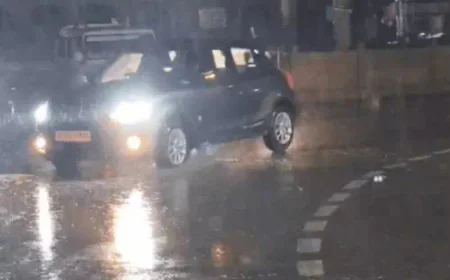 जैसलमेर में सर्दी ने ली जोरदार वापसी: मावठ की झमाझम बारिश और धूल भरी आंधी ने ठिठुराया पूरा जिला