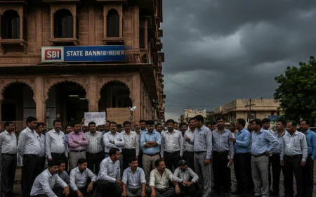 बैंक ग्राहकों पर'हड़ताल का डबल धमाका 4 दिन बंद रहेंगी शाखाएं