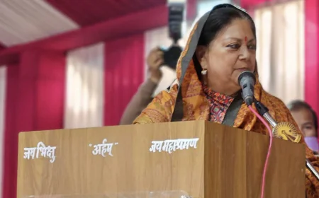 अहिंसा और राजनीति पर वसुंधरा राजे का बड़ा संदेश, दिल दुखाना भी हिंसा