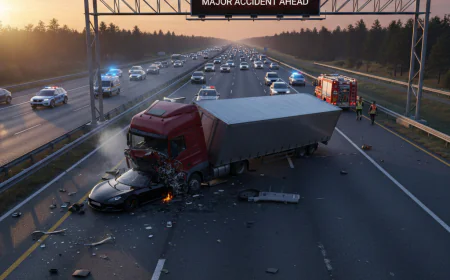 दिल्ली–मुंबई एक्सप्रेसवे पर दर्दनाक हादसा: ट्रक में घुसी तेज रफ्तार कार, चार की मौत, एक गंभीर घायल