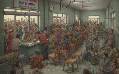 अस्पताल में हाहाकार: स्टाफ की कटौती ने मरीजों को बनाया 'कतारों का कैदी', जांच से लेकर दवा तक सब चौपट !