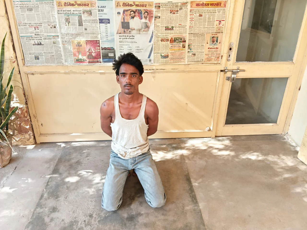 बालोतरा में महिला का गला काटने वाला बदमाश मात्र 6 घंटे में पुलिस के हत्थे चढ़ा