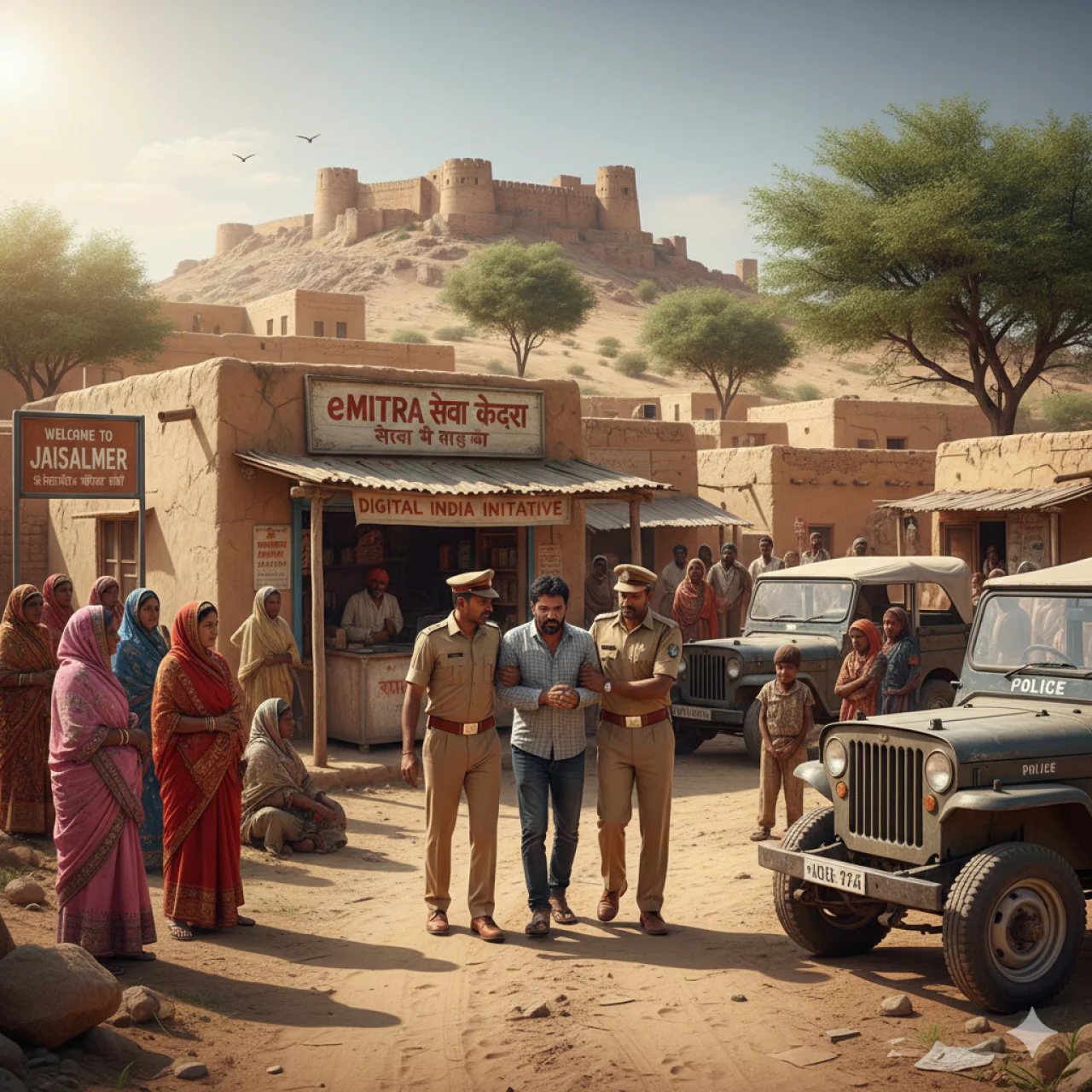 भारत-पाक सीमा पर जासूसी नेटवर्क का भंडाफोड़: ई-मित्र संचालक पर ISI से जुड़े होने का संदेह, जांच तेज