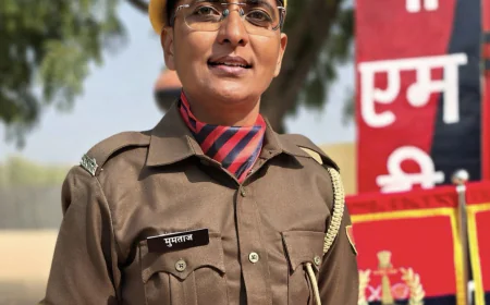 सरहदी बाड़मेर की मुमताज बनी राजस्थान पुलिस की पहली मुस्लिम बेटी