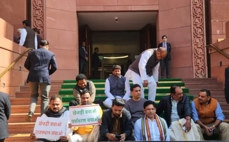 लोकसभा में गूंजी खेजड़ी बचाने की आवाज, सांसद हनुमान बेनीवाल ने की सख्त कानून की मांग