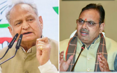 RGHS भुगतान को लेकर अशोक गहलोत का हमला, भजनलाल सरकार पर साधा तीखा निशाना