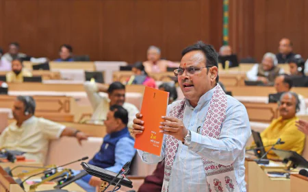 विधानसभा में सीएम भजनलाल का विपक्ष पर बड़ा हमला; बोले- चुनौती देकर अब भाग रहे हैं विपक्षी नेता