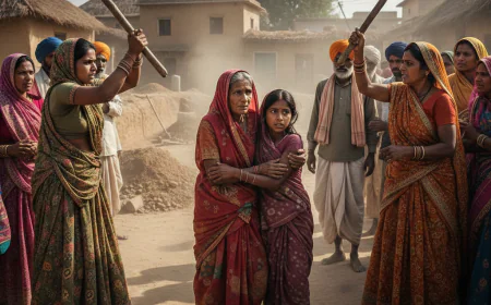 बच्चा चोर की अफवाह बनी जानलेवा: गोंद बेचने आई मां-बेटी पर ग्रामीणों का हमला, बुजुर्ग महिला गंभीर घायल