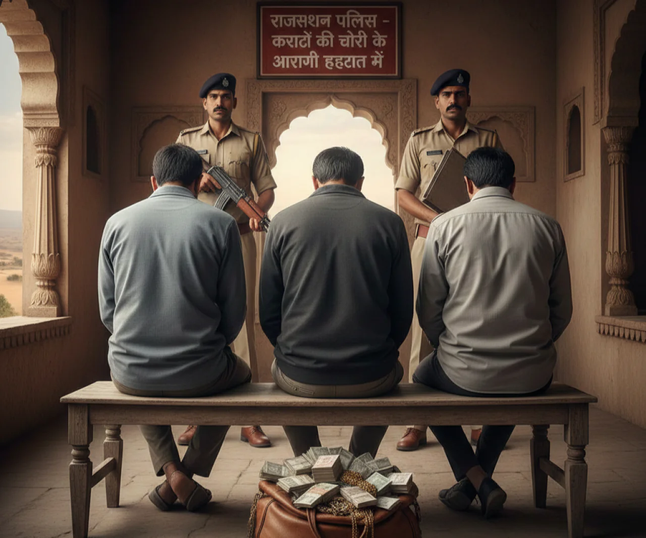 मेवाड़ से लेकर मारवाड़ तक चोरी का जाल, जीजा साला और ससुर की तिकड़ी ने की करोड़ो की चोरी।