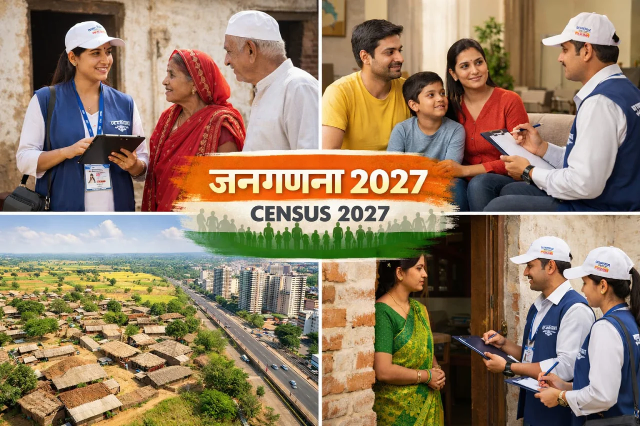 राजस्थान जनगणना 2027 आज से आगाज,आपके घर आएंगे प्रगणक, पूछेंगे 33 सवाल