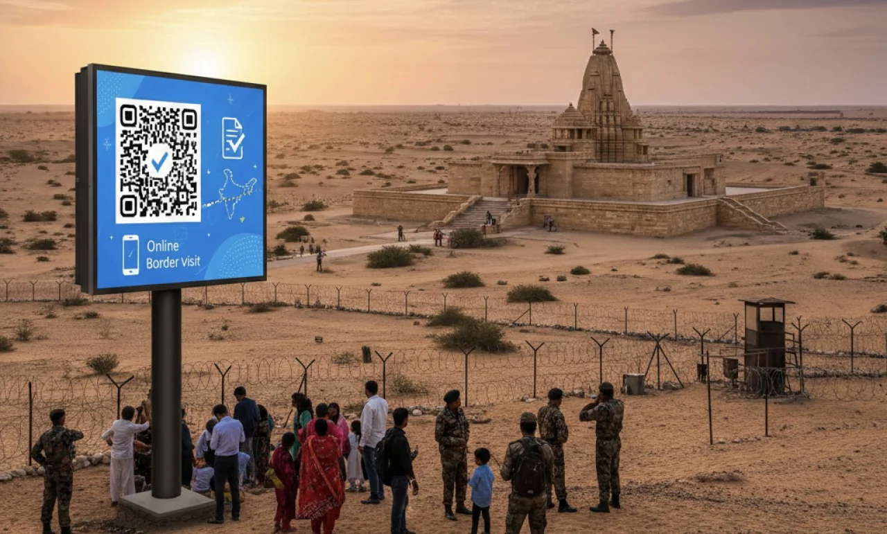 तनोट माता मंदिर बॉर्डर दर्शन के नियम बदले, अब ऑनलाइन पास हुआ अनिवार्य