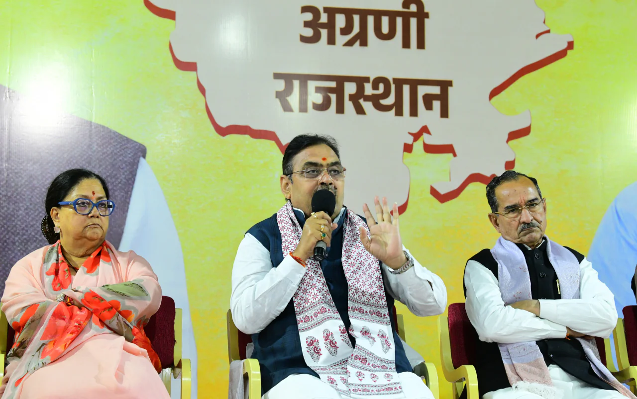 राजस्थान: मुख्यमंत्री भजनलाल शर्मा का बड़ा दावा- 2 साल में पूरे किए संकल्प पत्र के 72% वादे, कार्यकर्ताओं को दिया जीत का मंत्र