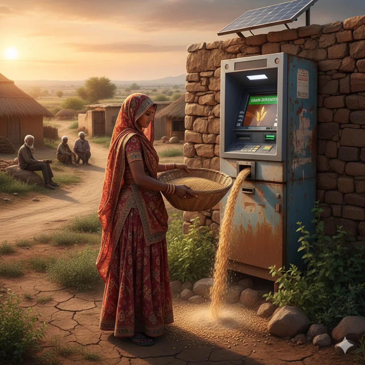 24 घंटे मिलेगा राशन, अब राशन दुकानों पर लगेगी अनाज एटीएम मशीन।